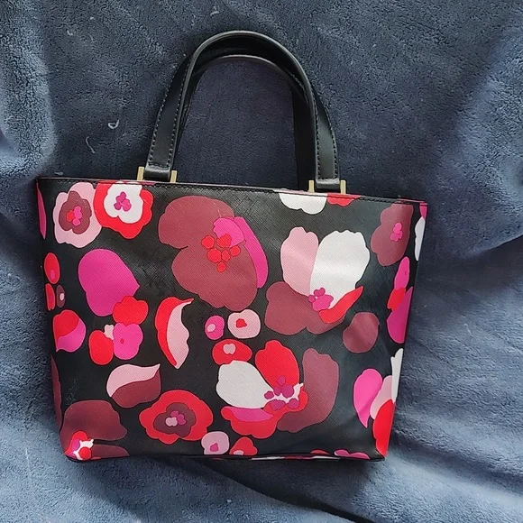 Kate Spade Grant Street Juno grainy vinyl leather trim mini tote. - Picture 3 of 15